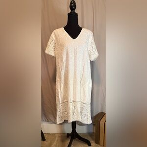 LulaSoul White Eyelet Dress